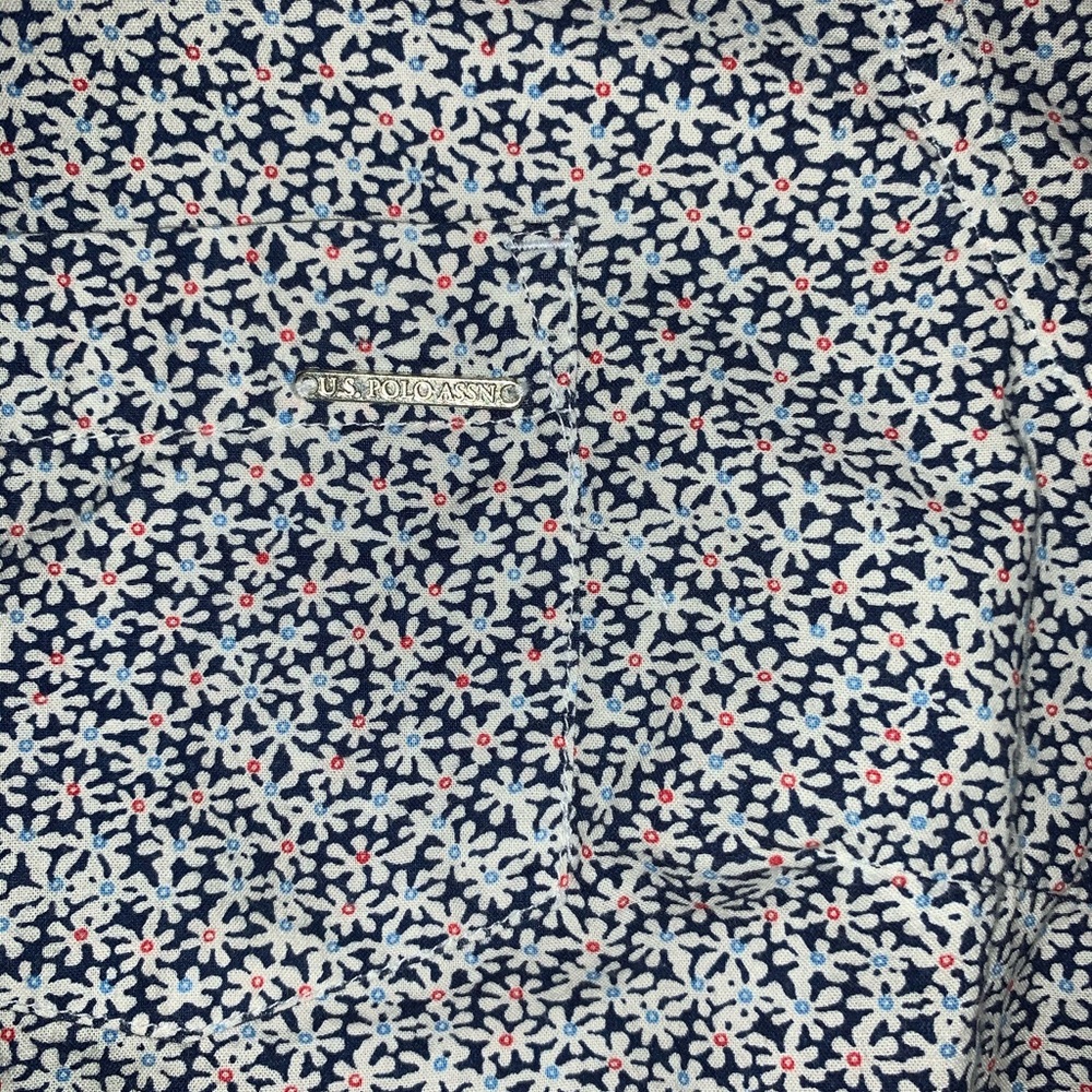 Daisy Print Button Down By Polo - image 3